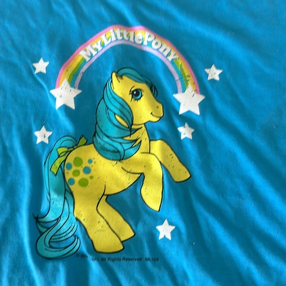 Vintage My little Pony Small Blue Top. - Picture 2 of 5